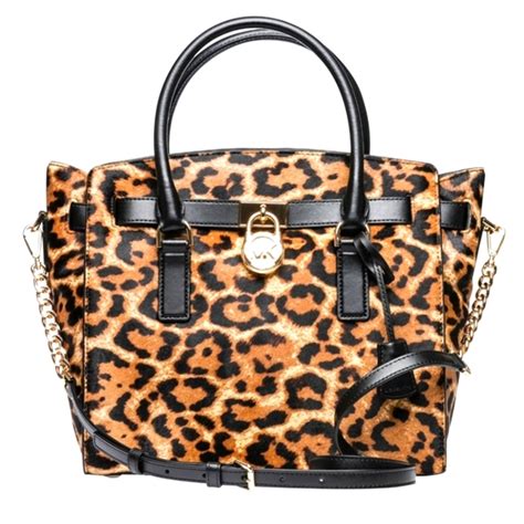 michael kors hamilton leopard crossbody|Michael kors hamilton crossbody handbag .